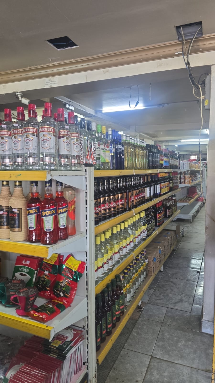 Corredor de bebidas